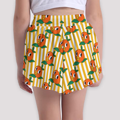 Striped Birdie Girls' Sports Culottes