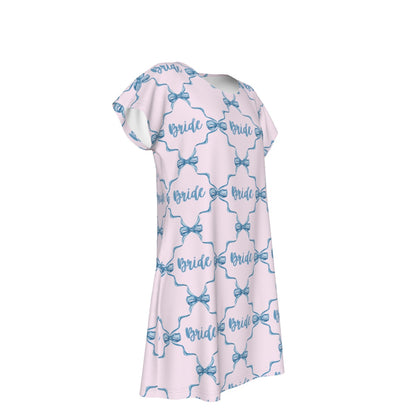 Bride Women's Short Sleeve Dress