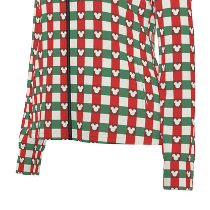 MM Christmas Plaid Women's Long Sleeve Thumbhole Jacket