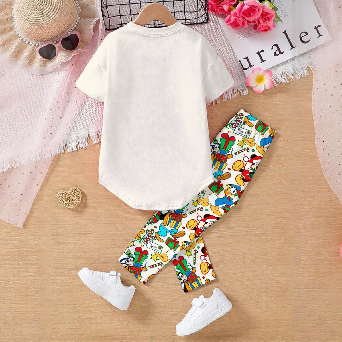 Christmas Pal Kids' Casual Top and Pants Set