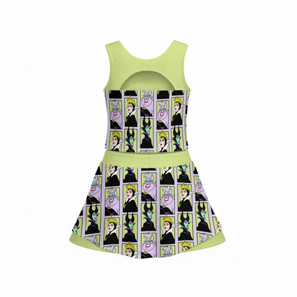 Villain Portraits Women's Tank & Skort Set