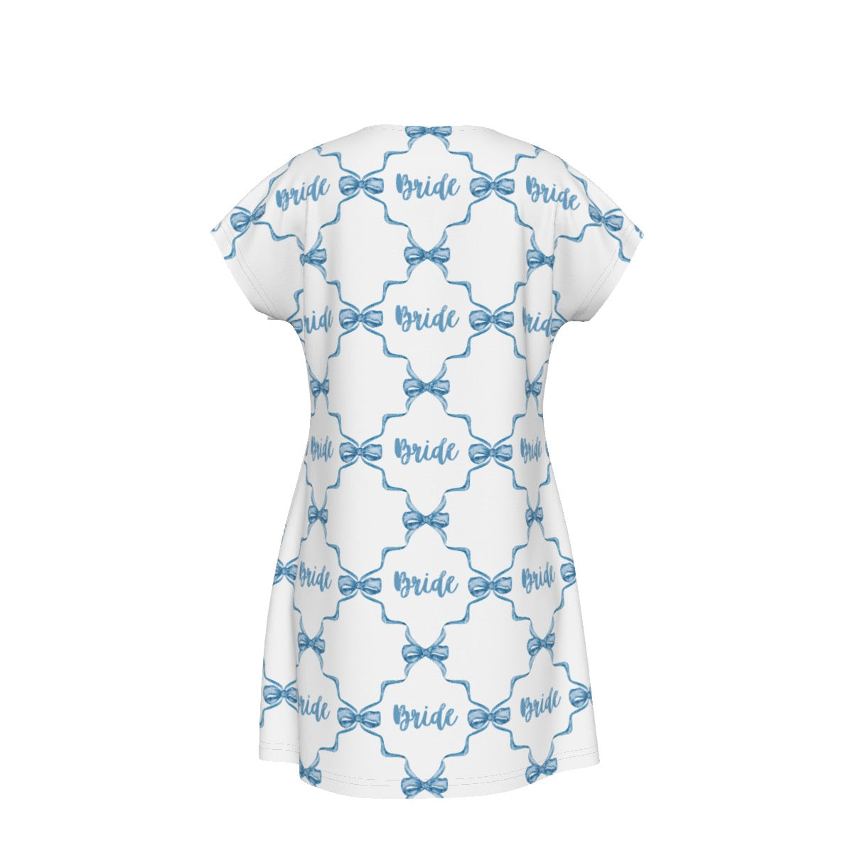 Bride [white] Women's Short Sleeve Dress