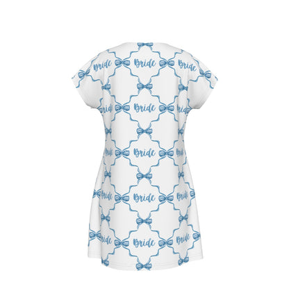Bride [white] Women's Short Sleeve Dress