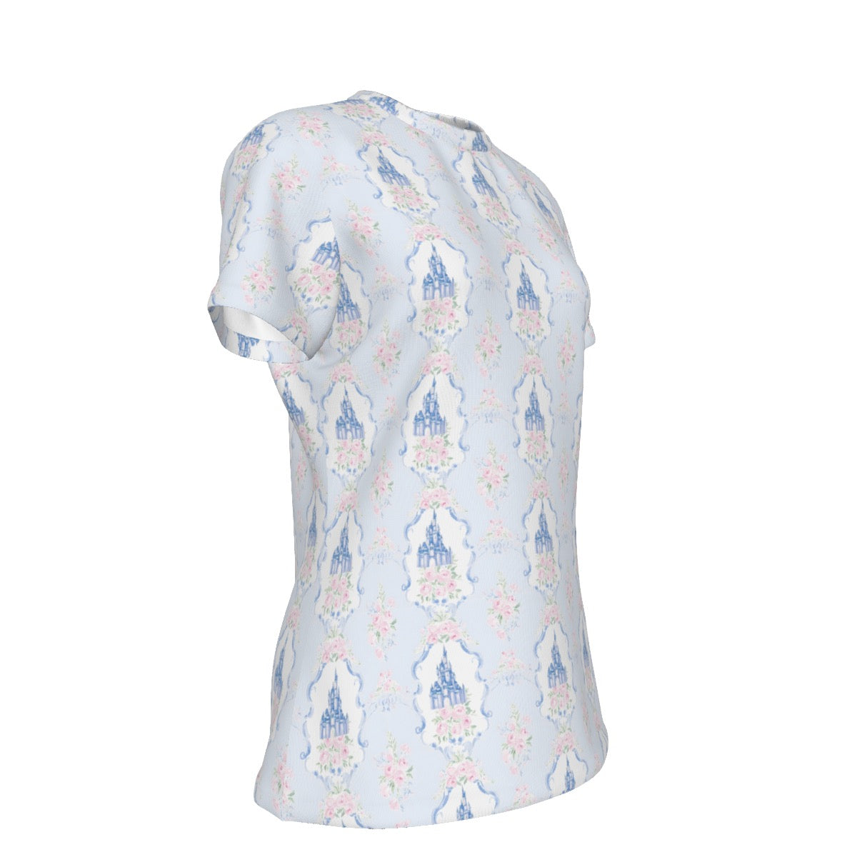 Grandmillenial Castle Women's Round T-Shirt|210GSM