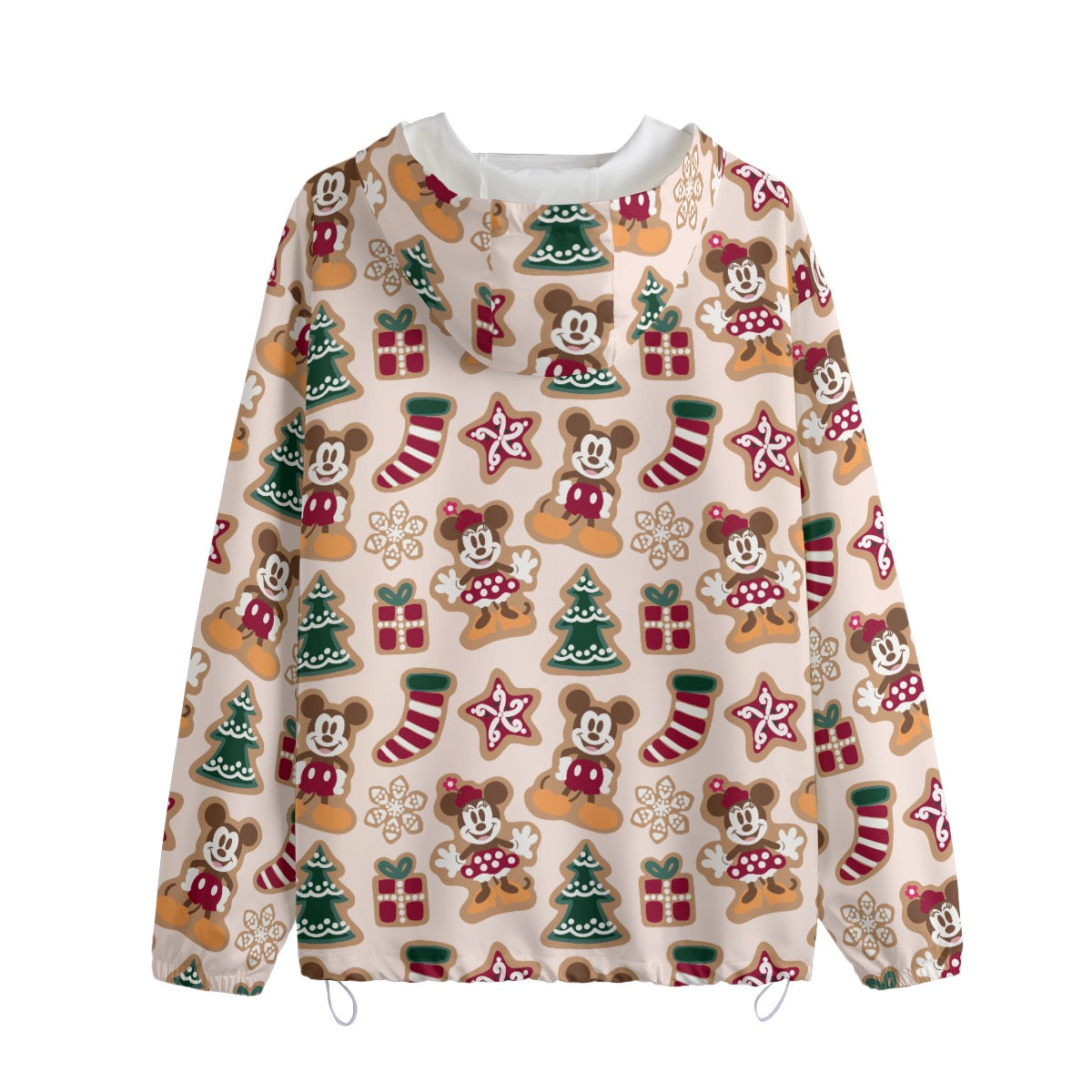 Christmas Cookies Unisex Pullover Jacket With Zipper Closure