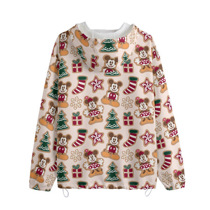 Christmas Cookies Unisex Pullover Jacket With Zipper Closure