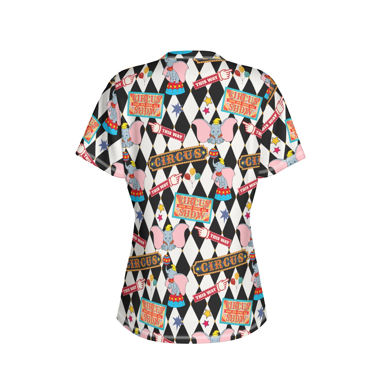 Circus Friends Women's Round Neck Yoga Top|210GSM