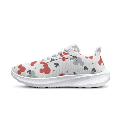 Red & Gray MM Women's Road Running Shoes