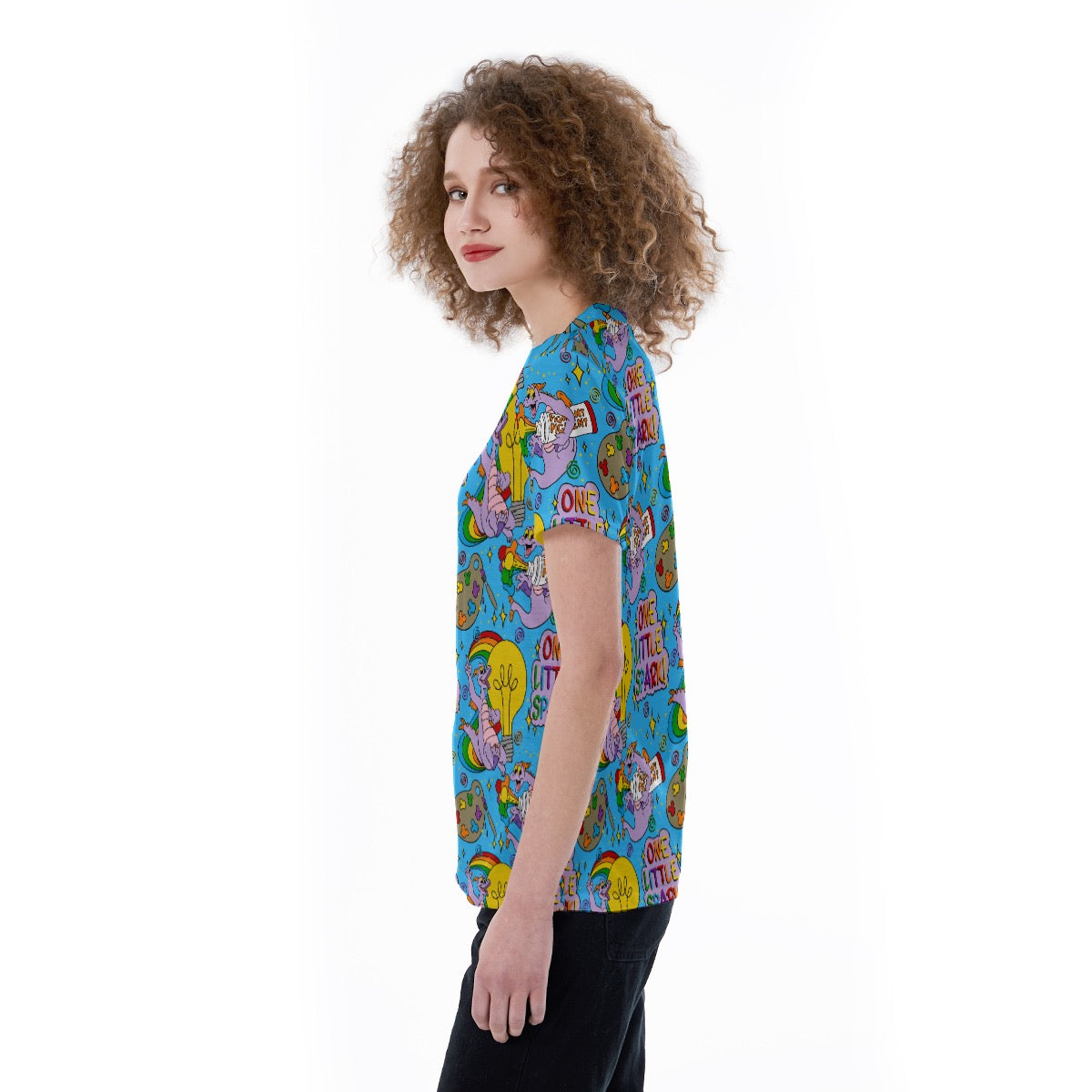 One Little Spark V-neck Women's T-shirt