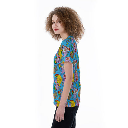 One Little Spark V-neck Women's T-shirt