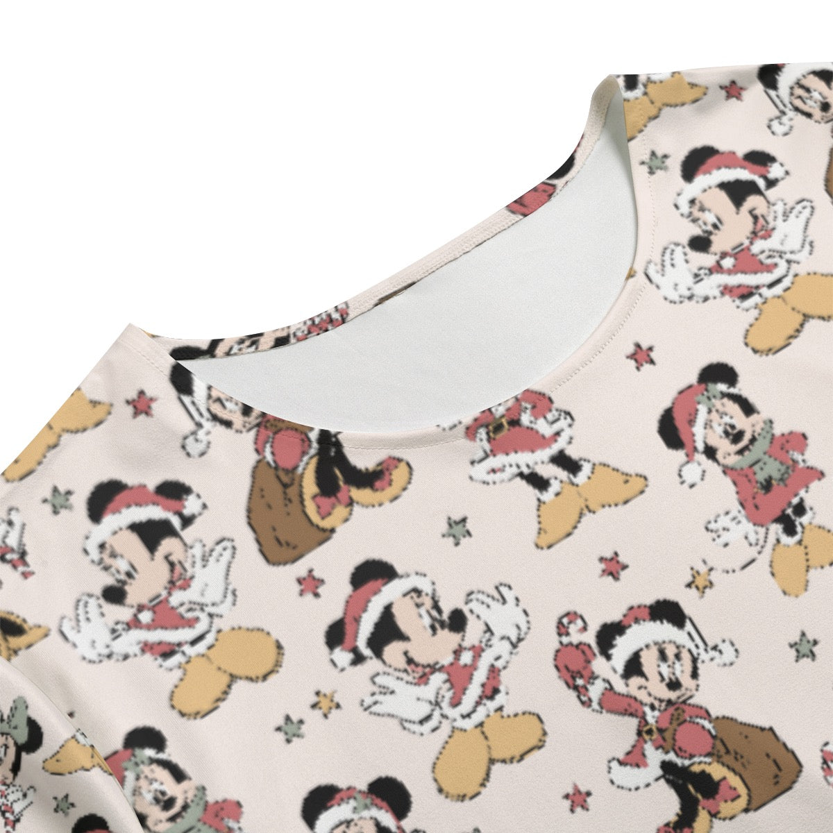 Santa Minnie Women's T-shirt Set With Short Sleeve