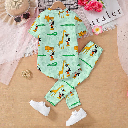 Artist MM Kids' Casual Top and Pants Set