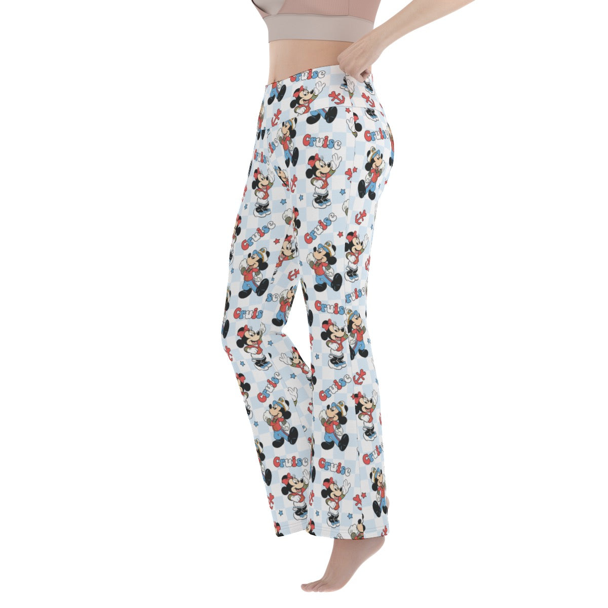 Checkered Cruising MM Women's Flare Yoga Pants