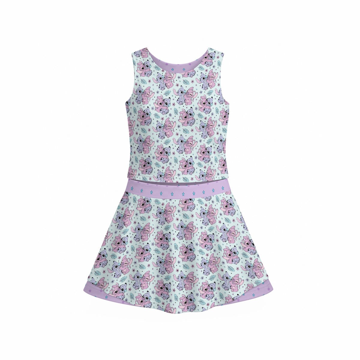 Alien Friends Women's Sports Tank & Skort Set