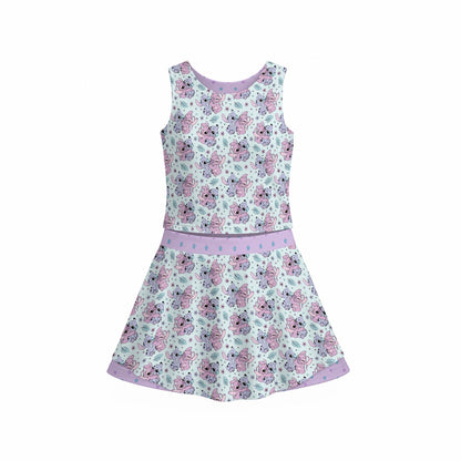 Alien Friends Women's Sports Tank & Skort Set