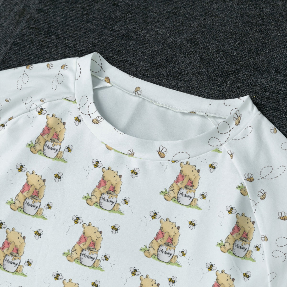Winnie & Bee Men's Raglan Sleeve Pajamas With Wide Ankles