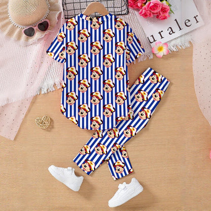 Sailor Minnie  Kids' Casual Top and Pants Set