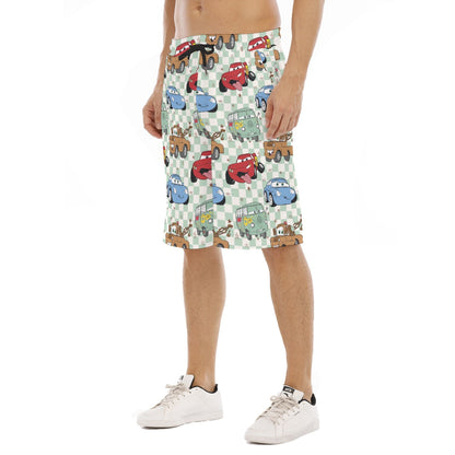 Lightening Men's Tether Loose Shorts With Pocket