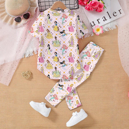 Diamond Princess Kids' Casual Top and Pants Set