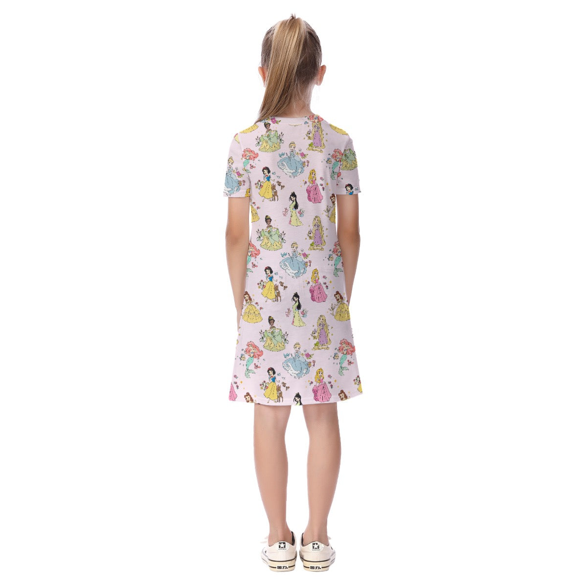 Princess Kid's Short Sleeve Dress