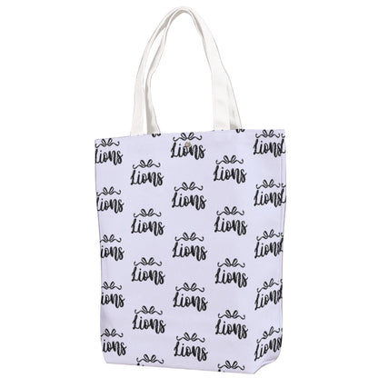 Lions Canvas Bag With Shoulder Strap