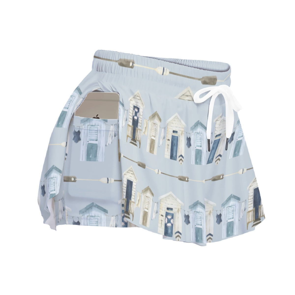 Beach Houses & Oars Women's Sport Skorts With Pocket