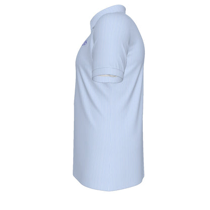 Blue Stripe Tigers Men's Stretch Collar Polo Shirt