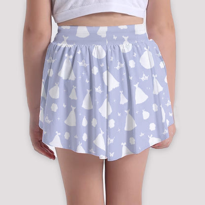 Princess Dress Silhouette  Girls' Sports Culottes