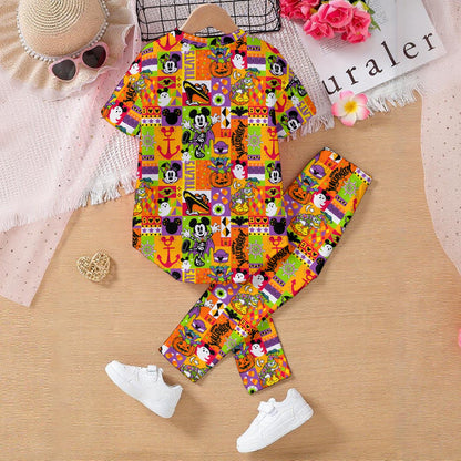 Spooky Cruise Kids' Casual Top and Pants Set