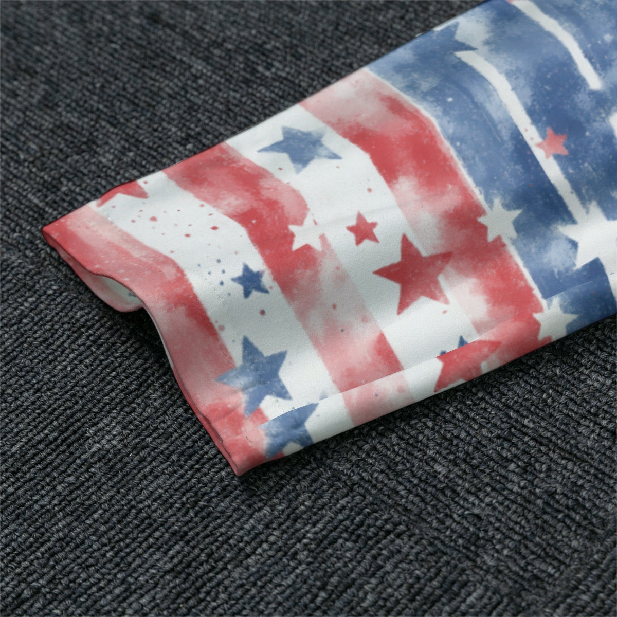 Stars & Stripes Men's Raglan Sleeve Pajamas With Wide Ankles