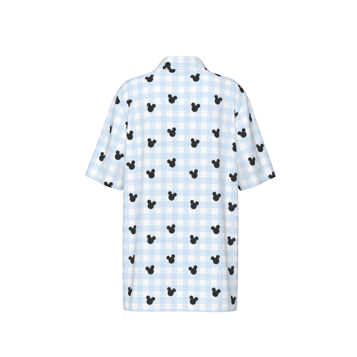Blue Gingham Boys Polo Collar Jersey |210GSM