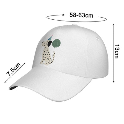 Party Pups Dalmatian Peaked Cap
