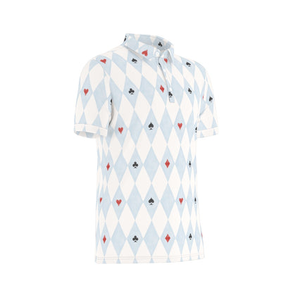 Alice Suited Men's Stretch Collar Polo Shirt