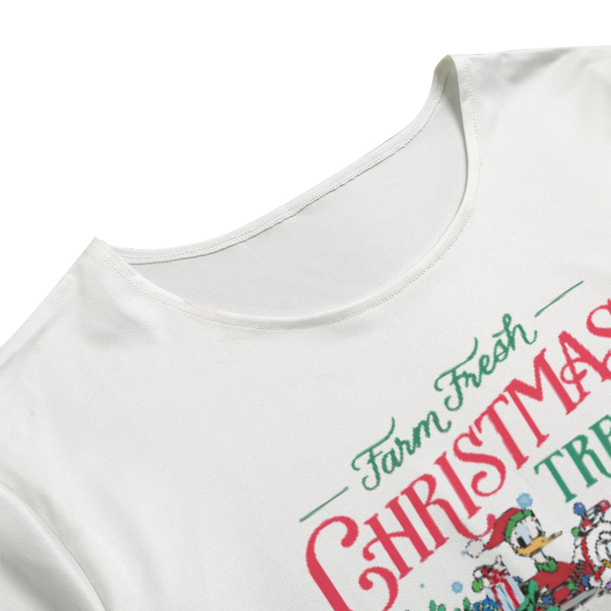 MM Christmas Trees Women's T-shirt Set With Short Sleeve