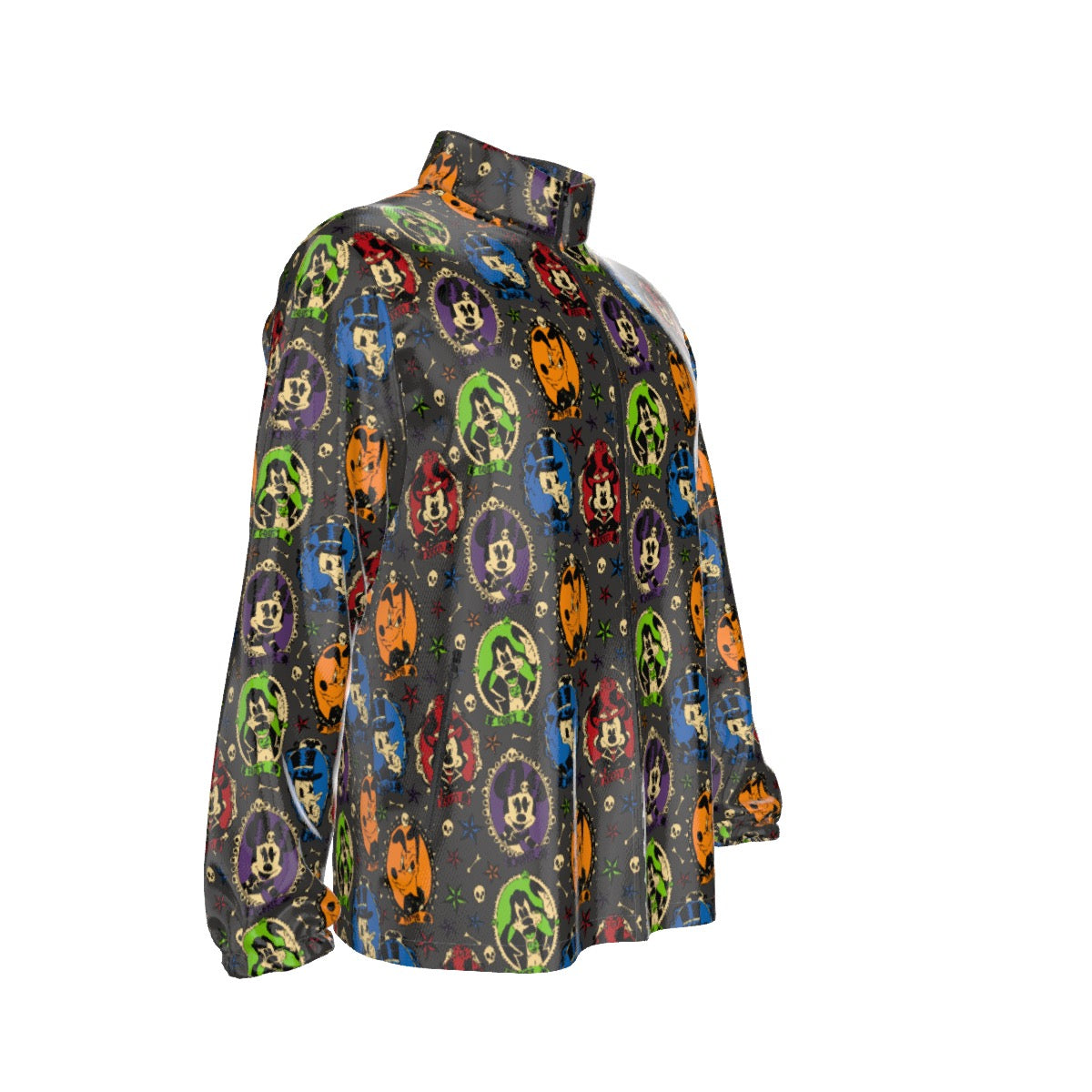 Not So Spooky Cameos Men's Zip-Up Jacket
