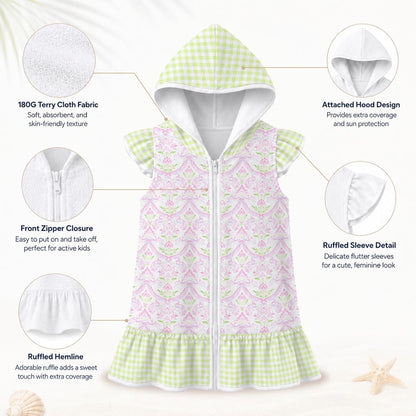 Coco Girls' Hooded Beach Cover-Up