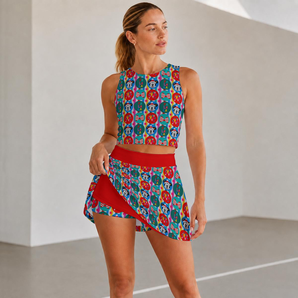 Christmas Icons Women's Sports Tank & Skort Set