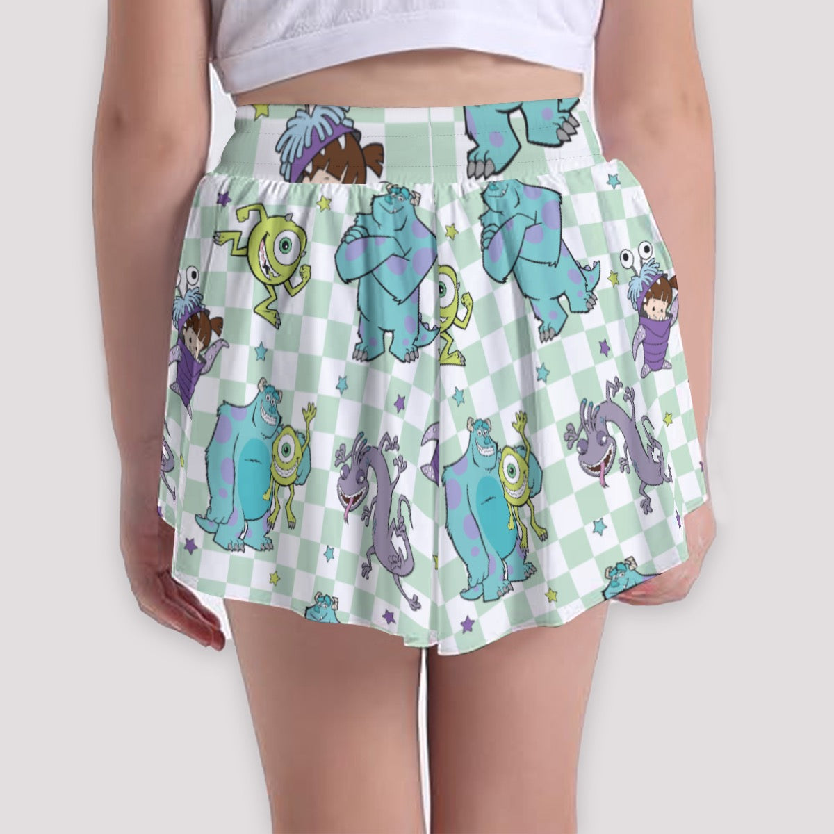 Monsters [larger print] Girls' Sports Culottes