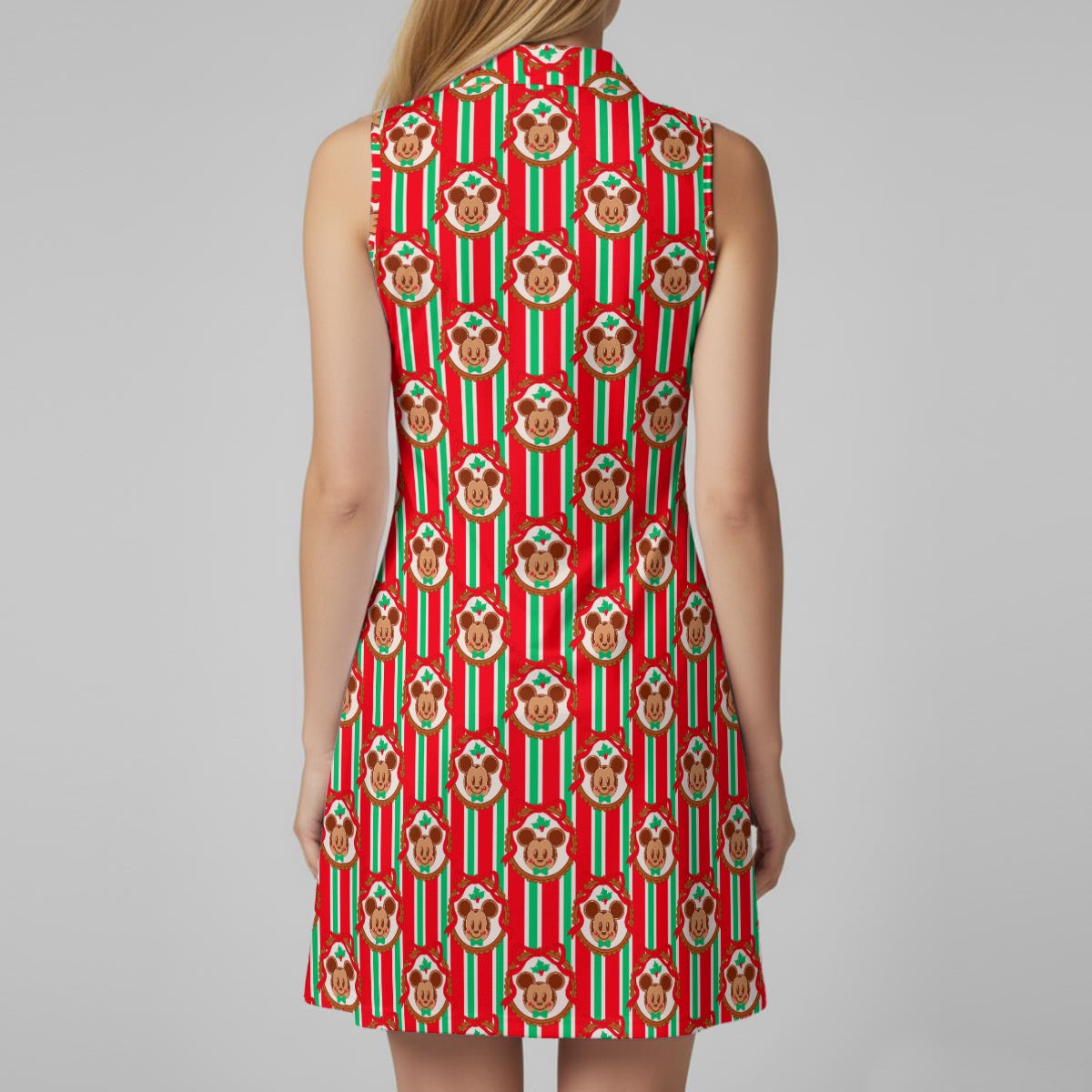 Christmas Cookie MM Stripe Women’s Sports Dress Set