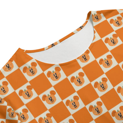 Preppy Pumpkins Women's T-shirt Set With Short Sleeve