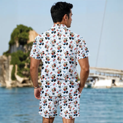 Checkered Cruising MM Men's Summer Shirt Set