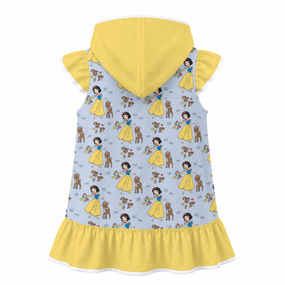 The Fairest One of All Girls' Hooded Beach Cover-Up