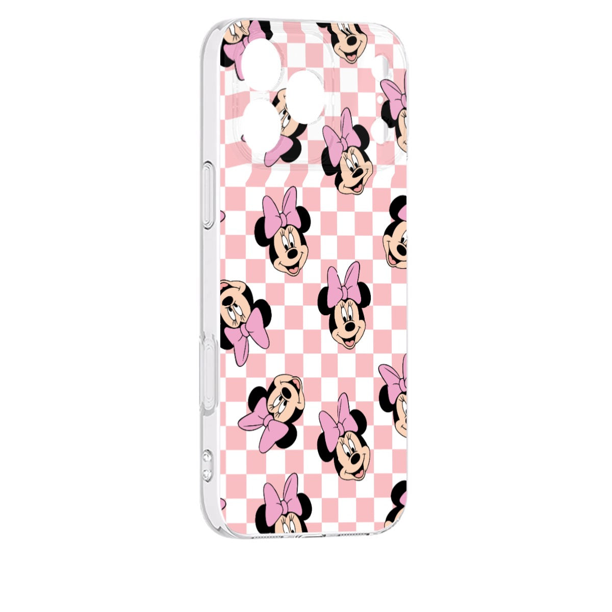 Checkered Minnie iPhone 17 Series Mobile Phone Case