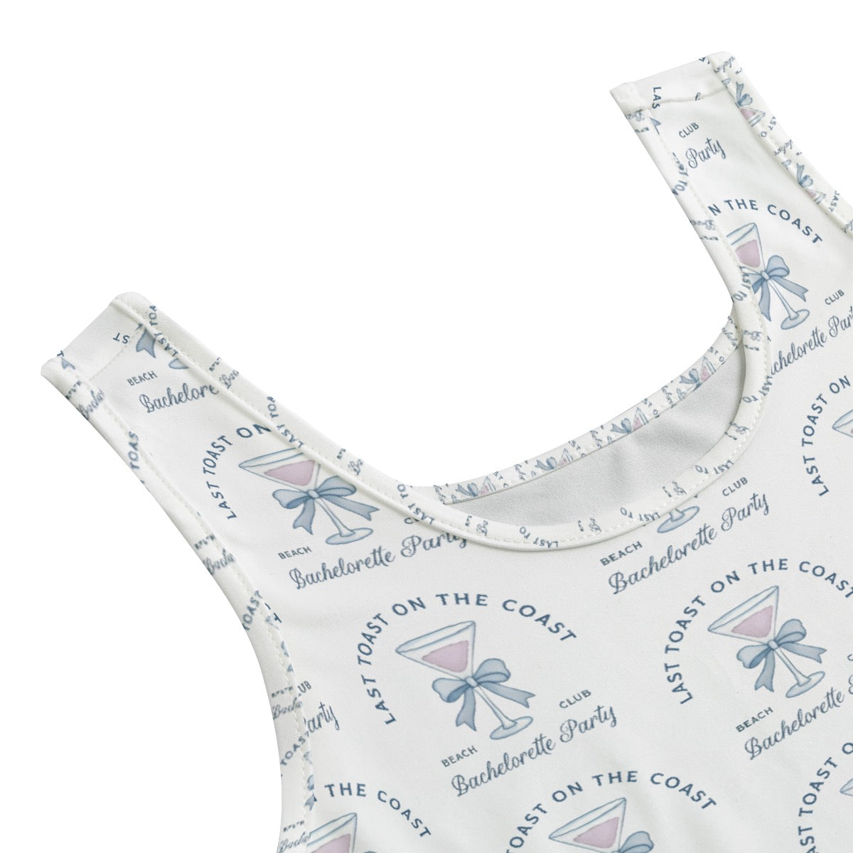 Last Toast on the Coast Print Women's Yoga Set