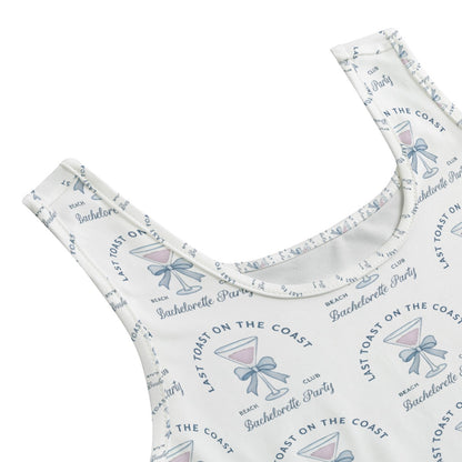 Last Toast on the Coast Print Women's Yoga Set
