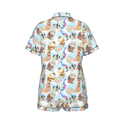 Up Women's Pajama Set With Short Sleeve