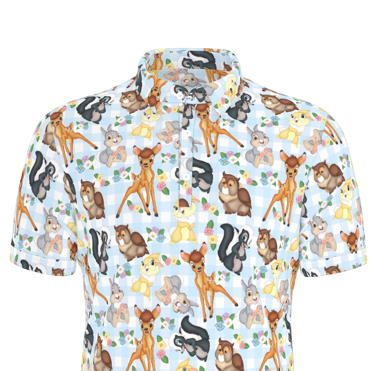 Forest Friends Men's Stretch Collar Polo Shirt