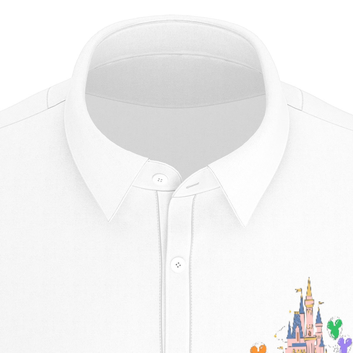 Meet Me at the Castle Men's Stretch Collar Polo Shirt