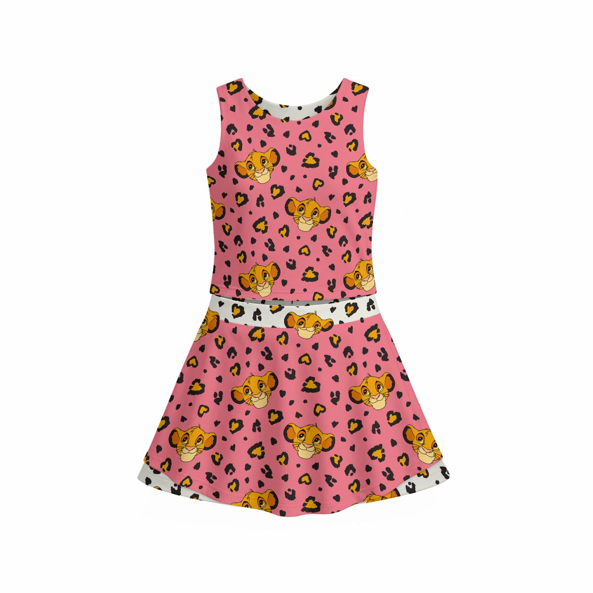 Roar [pink] Girl's Sport Tank & Skort Set