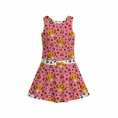 Roar [pink] Girl's Sport Tank & Skort Set